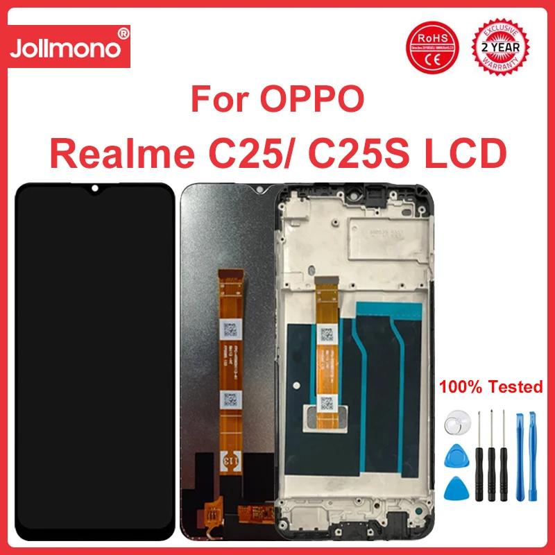 OPPO Realme C25 C25S  LCD ÷ ġ ũ,  Ÿ  ü ǰ, RMX3193 RMX3191, 6.5 ġ